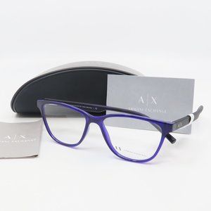 AX 3047 8236 Armani Exchange 53mm New Purple Eyeglasses with original case